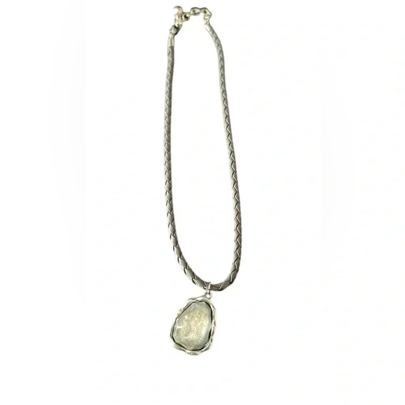 Jewelry - NWOT GREY/BLUE STONE NECKLACE